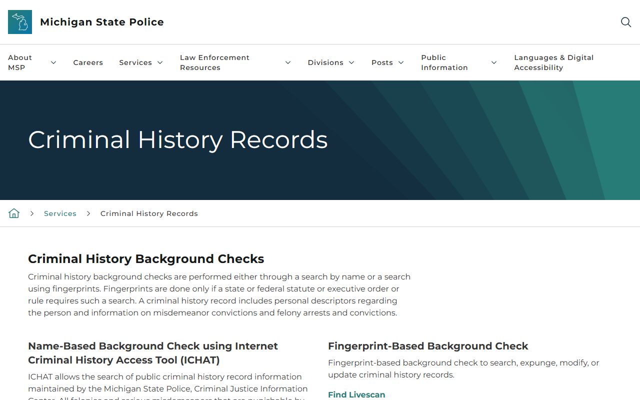 Tuscola County criminal court records statewide history search